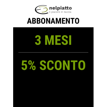 Abbonamento 3 mesi (5% di sconto)